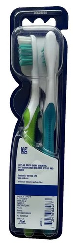 Oral B Vivid Whitening Toothbrushes Medium Bristles 2X Value Pack Free Shipping