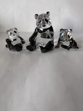 Swarovski SCS Panda Set Signed By Artist