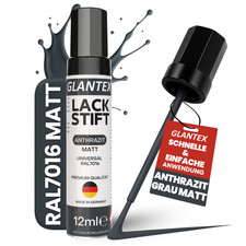 Lackstift  Anthrazit matt RAL 7016 grau 12ml Zaun Briefkasten Tür Anthrazitgrau