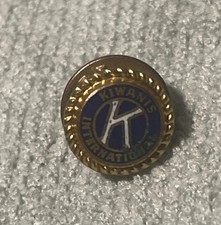 Vintage Kiwanis International Tie Tack Pin Leavens Mfg Co Attleboro