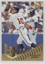 1996 Pinnacle Chipper Jones #266 HOF w5y