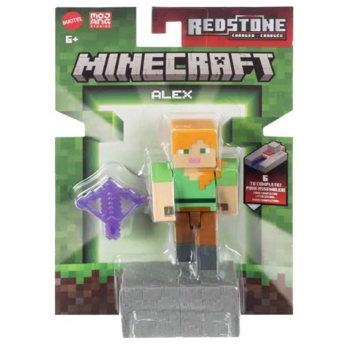 Mattel Minecraft Redstone Charged Action Figure - ALEX [Incl