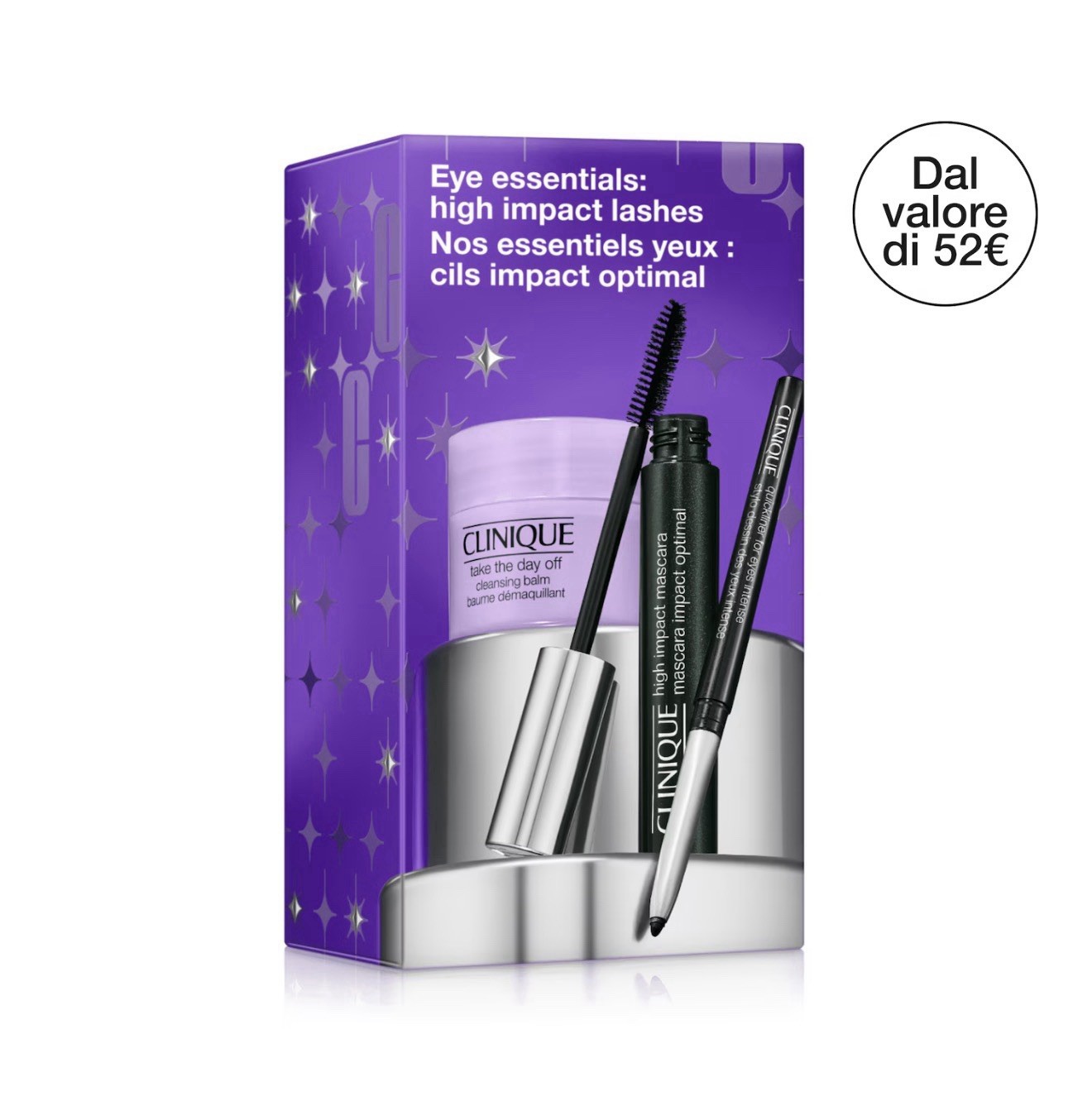 Set Clinique Eye Essentials Mascara High Impact Nero Volumizzante + Struccante