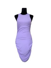 NWT SHEIN SXY Size M Purple Bodycon MIDI Dress