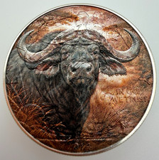 Moneda de dólar de plata African Buffalo - American Silver Eagle 1 oz .999 regalo