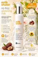 Image of Milk shake No Frizz Glistening Milk 125ml - Made in Italy- New with tags.