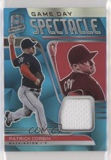 2021 Spectra Game Day Spectacle Jerseys Neon Blue Prizm 31/50 Patrick Corbin i5f