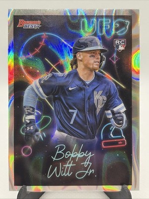 2022 Bowman's Best - Bowman Ufo Bobby Witt Jr. #UFO-12 Lava Refractor /50 (RC)