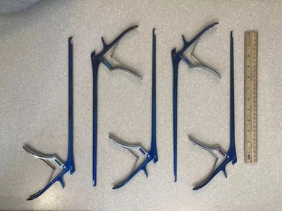 Chroma-Line blue V. Mueller Kerrison ronguers neuro/spine instruments