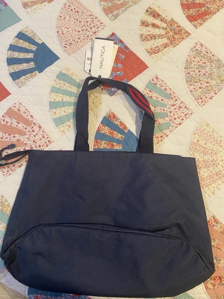 Bolso de Mano Nautica 21 Pulgadas Azul Marino Nuevo con Etiquetas Envío Gratis Foto 4 de 4