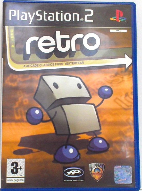 RETRO 8 ARCADE CLASSICS (SONY PS2, 2006) RARE RETRO ARCADE GAME (PAL)