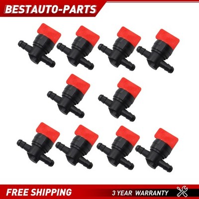 NEW (10) 1/4'' In Line Fuel Shut-Off Valve Plastic 494768 5091K 697947 US