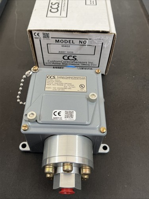 #ad #ad CCS 604G2 Pressure Switch 8–75 PSIG Adjustable 5000 PSI Proof UL – NEW IN BOX $349.00