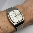 Vintage 1977 Seiko 4336-5000 Type II Men's Silver Dial Qz - Ships from US - Read