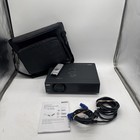 SANYO PLC-WXU30 PROJECTOR LCD WXGA 3700 LUMENS -OEM Remote.  Manual. Travel Case