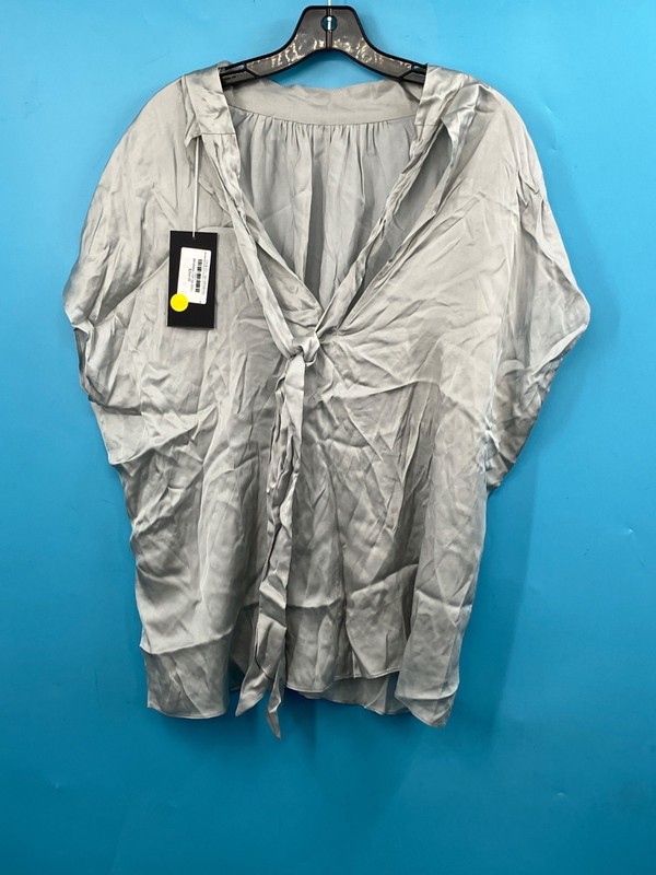 CK & Co Blouse Brianna Silver, Large, NWT, Great Condition