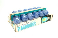 12-Pack Box of Sylvania Blue Dot M2B Flashbulbs New Unused