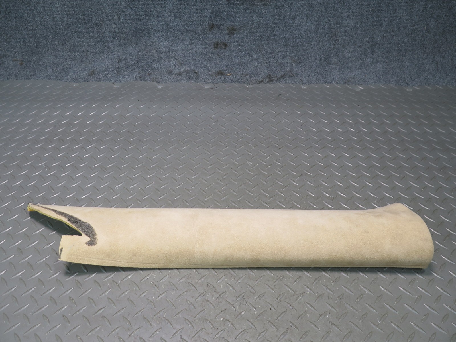2008-2019 MASERATI GRANTURISMO M145 FRONT A PILLAR ALCANTARA TRIM PANEL SET OF 2