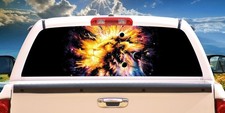 Mc2 Pink Rear Window Graphic Truck View Thru Vinyl Decal Back