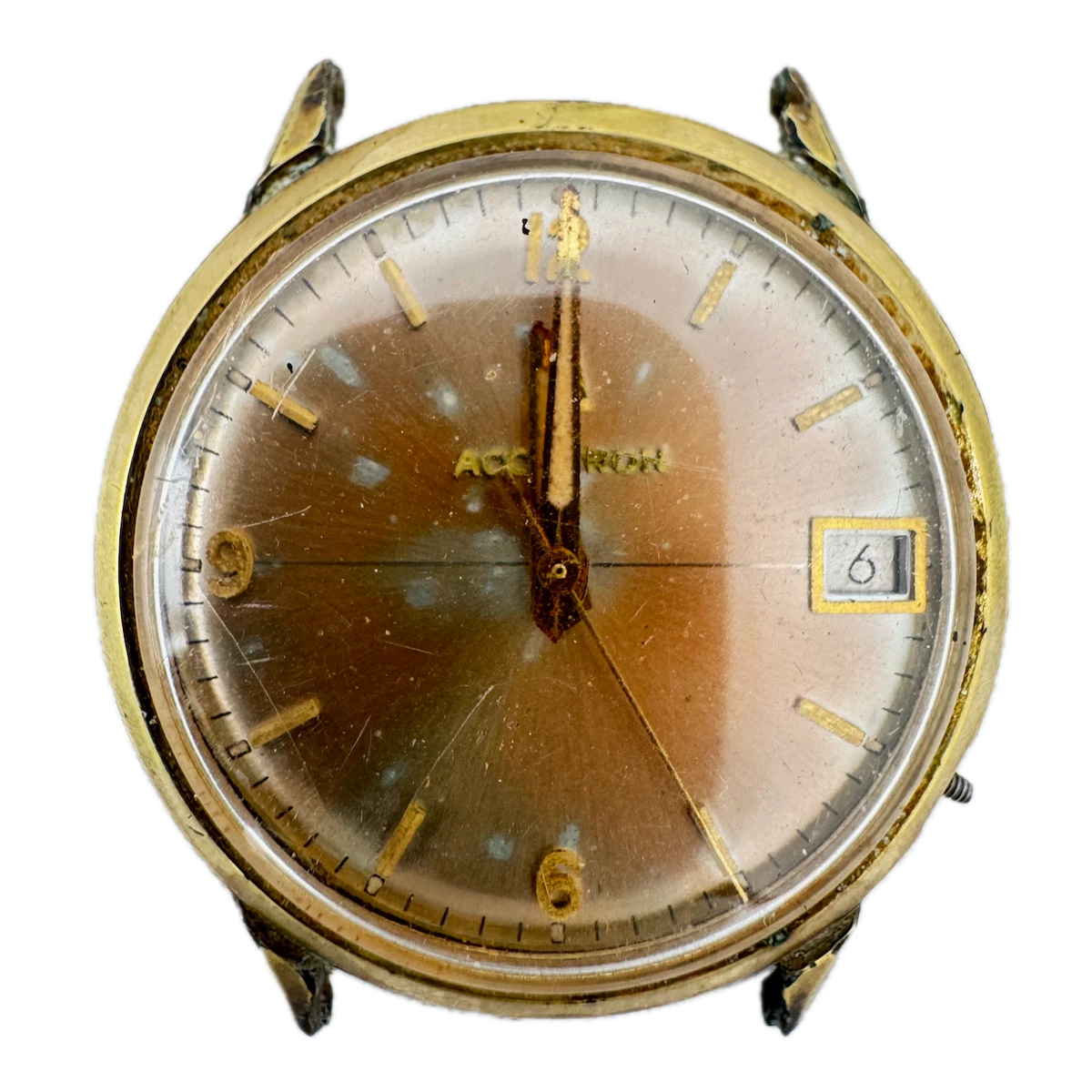 Vintage 1974 Bulova Accutron Womens Diamond Dial 10K RGP Tuning Fork Watch -Read Vintage Bulova Accutron 10K Gold Filled Wristwatch- $200  main image 3
