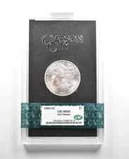 1884-CC Morgan Silver Dollar GSA Treasure MS65 CAC CACg *5480