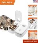Compact Smart Pet Feeder with 12.4 oz Bowls - Perfect for Busy Households
