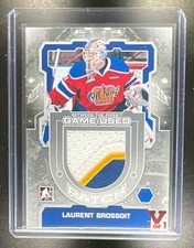 2012-13 In The Game Between the Pipes Laurent Brossoit Silver Patch Vault 1/1 SP