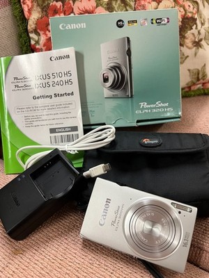 Canon PowerShot ELPH320HS, 16.1 MG Compact Digital Camera, Complete Excellent