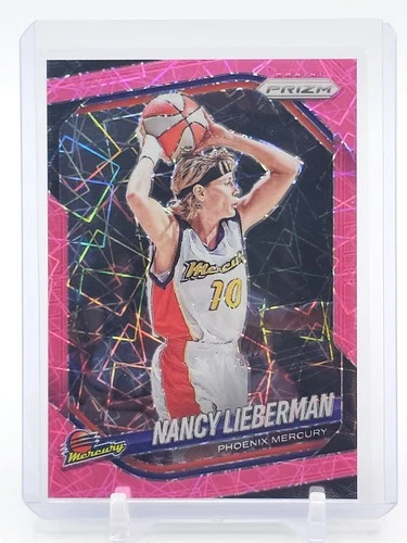 NANCY LIEBERMAN 2025-26 PANINI PRIZM WNBA PINK VELOCITY /79 #34 MERCURY Q5908
