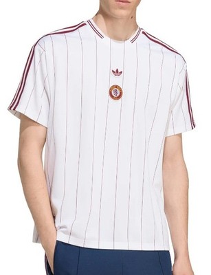 Adidas Aston Villa FC Terrace Icons Football Soccer Jersey Shirt Mens Sz L