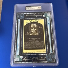 Carlton Fisk Cards, Rookie Card and Autographed Memorabilia Guide 49