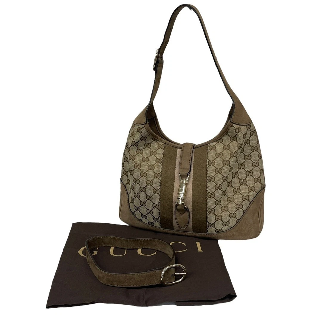 Guccijackie 277520 Sac à Bandoulière Gg Toile Femme 2 Voies Motif Un