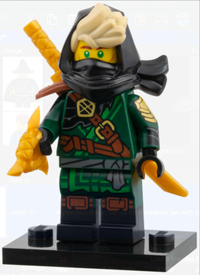 Lego CMF Mysterious Ronin (Jay) Series 29 Collectible Minifigure col29-11 col483