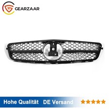 Grill Sport Kühlergrill passt für Mercedes C204 2011–2015 Entlüftung Schwarz