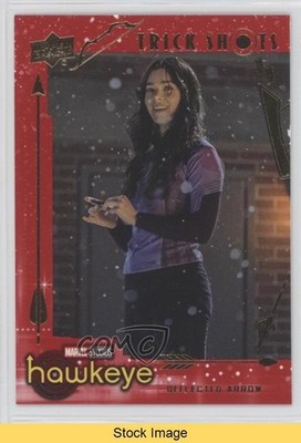 2023 Upper Deck Marvel Studios Hawkeye Trick Shots Red Deflected Arrow READ 0fn0