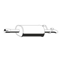 Ernst 390064 MittelschalldäMpfer FüR Mercedes Sprinter B901-904 2.2CDI OM611