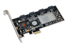 Open Box-4 Port SATA II PCI-e 1.0 x1 Software RAID Card - SY-PEX40008