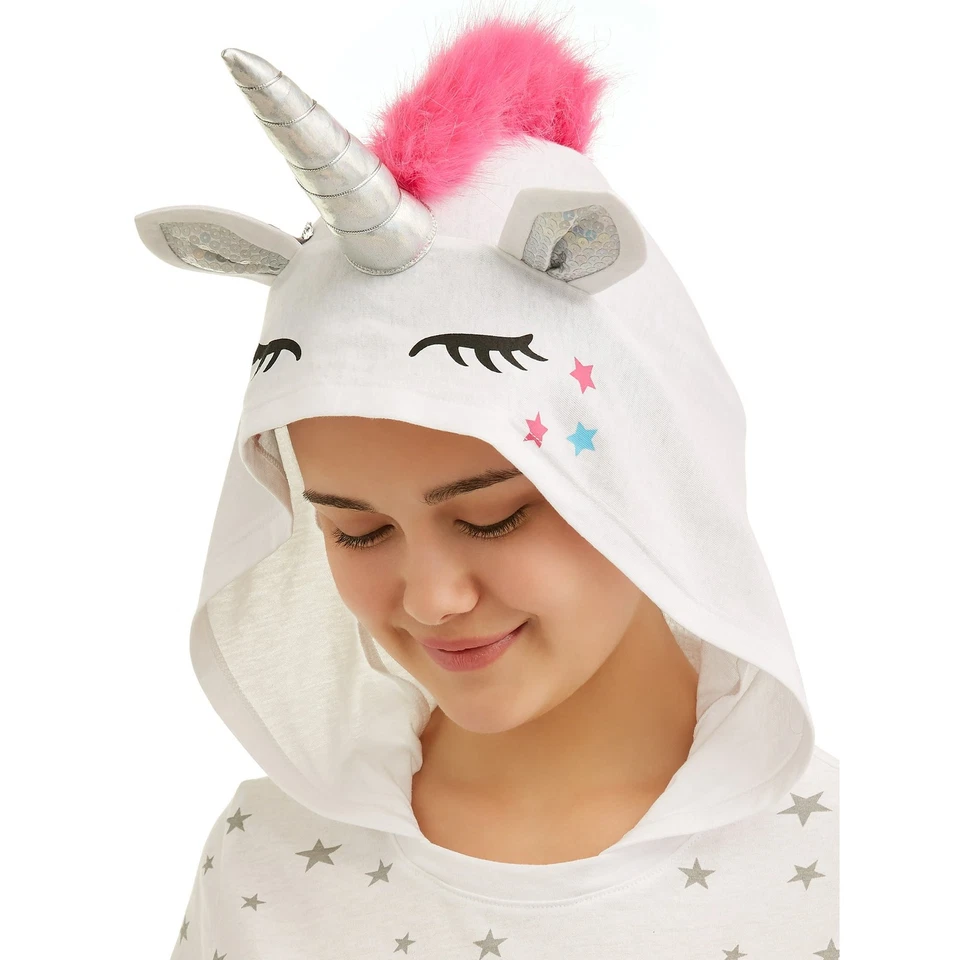 Híbrido Mujer | Disfraz de Unicornio Halloween Junior con Capucha y Capa | Talla Foto 4 de 4
