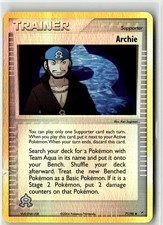 Archie Uncommon EX Team Magma vs Team Aqua 71/95 Reverse Holo MP on eBay
