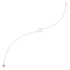 New Silpada 'Karma' Anklet in Sterling Silver, 9" + 1"