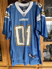 Authentic NFL Equipment Chargers Jersey #01 Baez