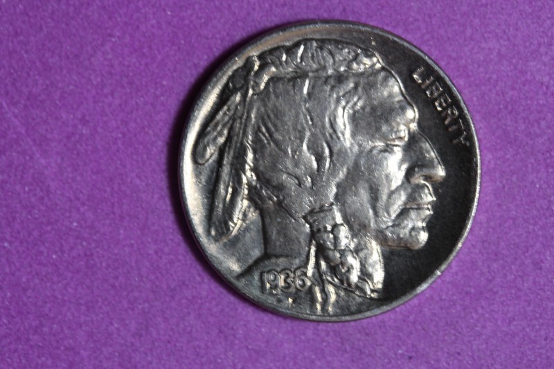 ESTATE FIND 1936 - D BUFFALO NICKEL!! #N08046