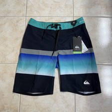 Quiksilver Boy  s Highline Slab Youth 18 Dry Flight Board Shorts 25/10 NWT 45
