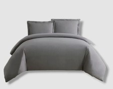 Truly Soft Everyday Gray Duvet Set Size, Full/Queen