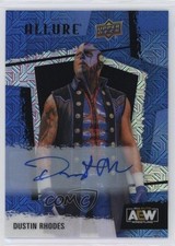 2022 Upper Deck Allure AEW Blue Line Auto 7/35 Dustin Rhodes #63 Auto 2oz