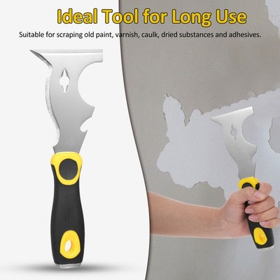 420 Stainless Steel Multifunctional Putty Shovel With Two-Color Anti-Slip XQKI