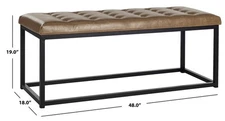 Safavieh REYNOLDS BENCH, Reduced Price 2172762979 FOX6225D