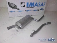 Imasaf Auspuffset Mitteltopf + Endrohr für Volvo S40 II/V50 1.8 + 2.0 2004-2012