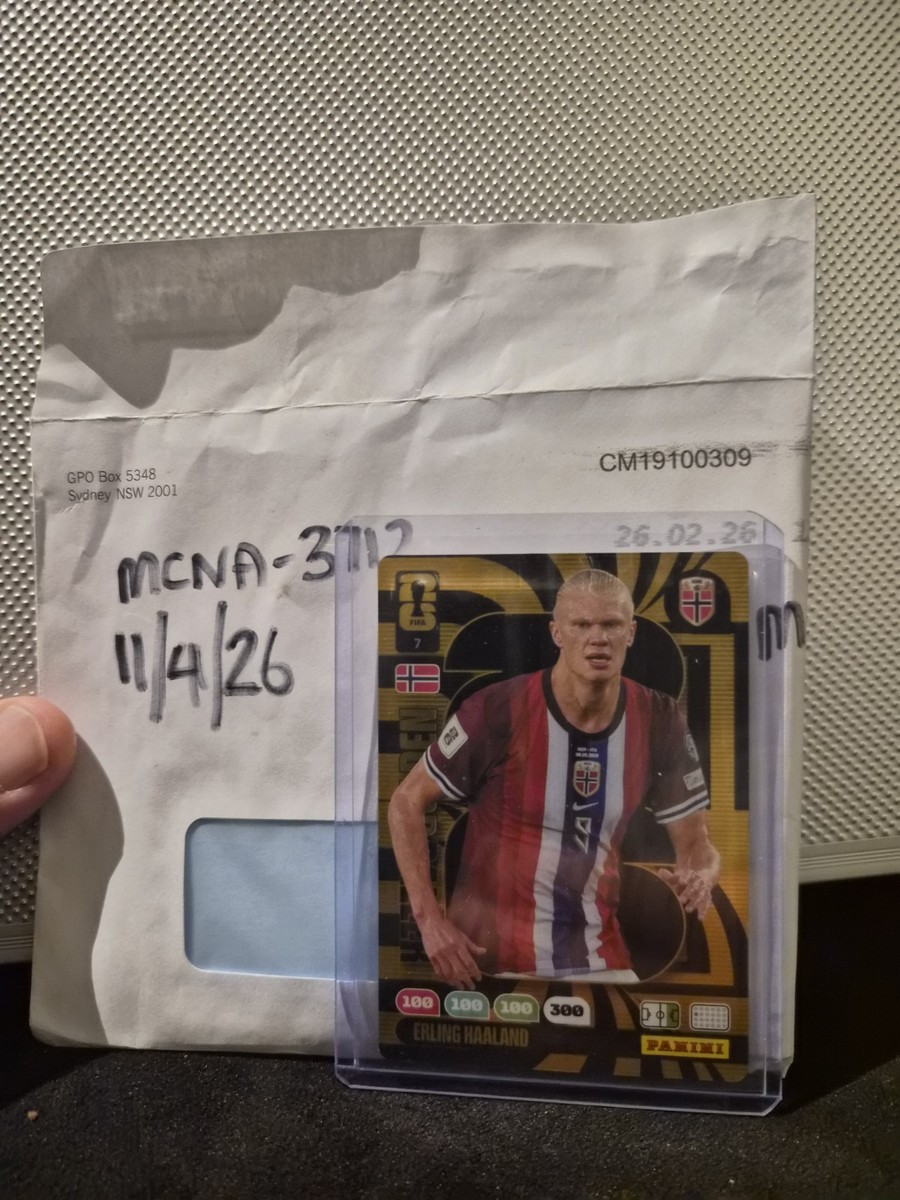 GOLDEN BALLER Haaland Norway Panini World Cup 2026 Adrenalyn XL