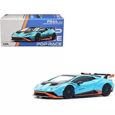 POP RACE Lamborghini Huracan STO BLUE LAUFEY PR640110 ~ 1/64